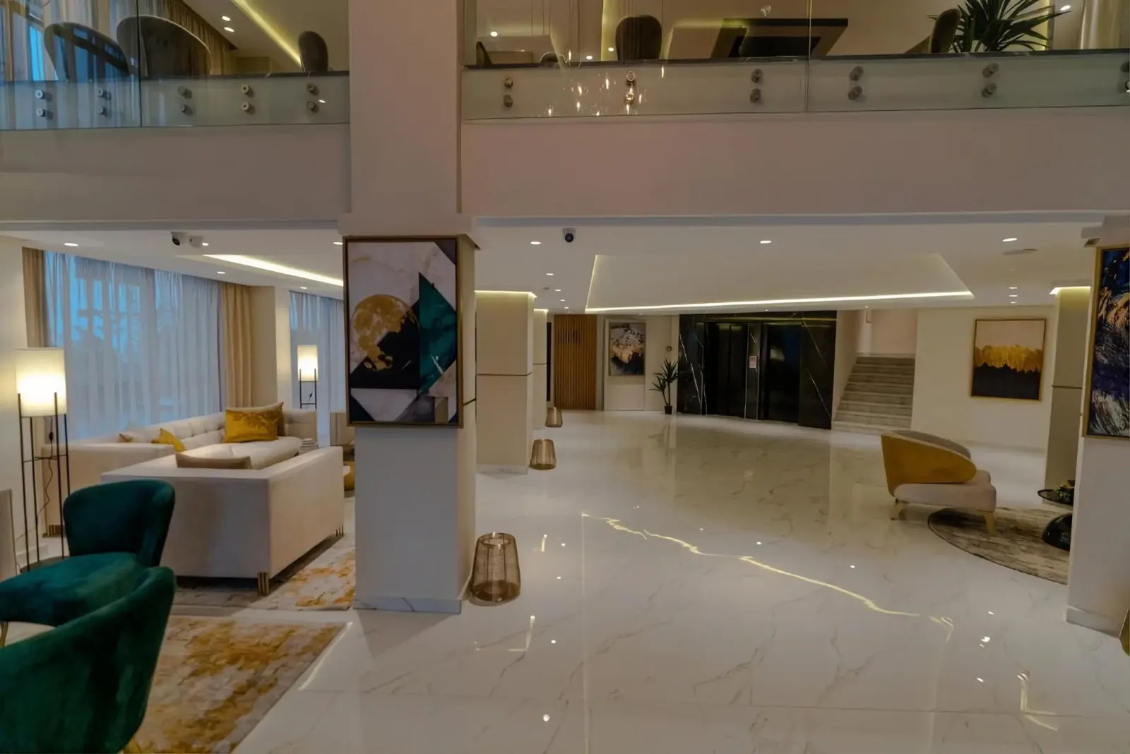 Quiet hotel corridor, Imperial Boutique Hotel Rabat